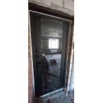 Входная дверь LOFT зеркало тонированное кварц