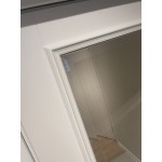Входная дверь LOFT зеркало с фацетом в багетной рамке