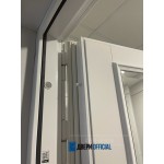 Входная дверь VERSAL зеркало панорама  Белый