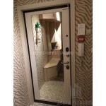 Двери Президент S1Z с зеркалом сандал белый | Regidoors 