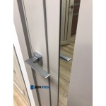 PST-8 серый бархать soft-touch зеркало тонированное