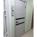 Двери Смальта 104 серая эмаль